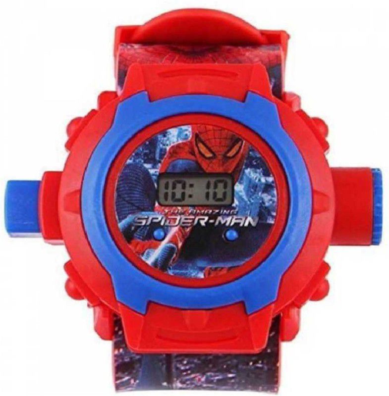 Digital Watch - For Boys & Girls Latest Spiderman Projector Digital watch