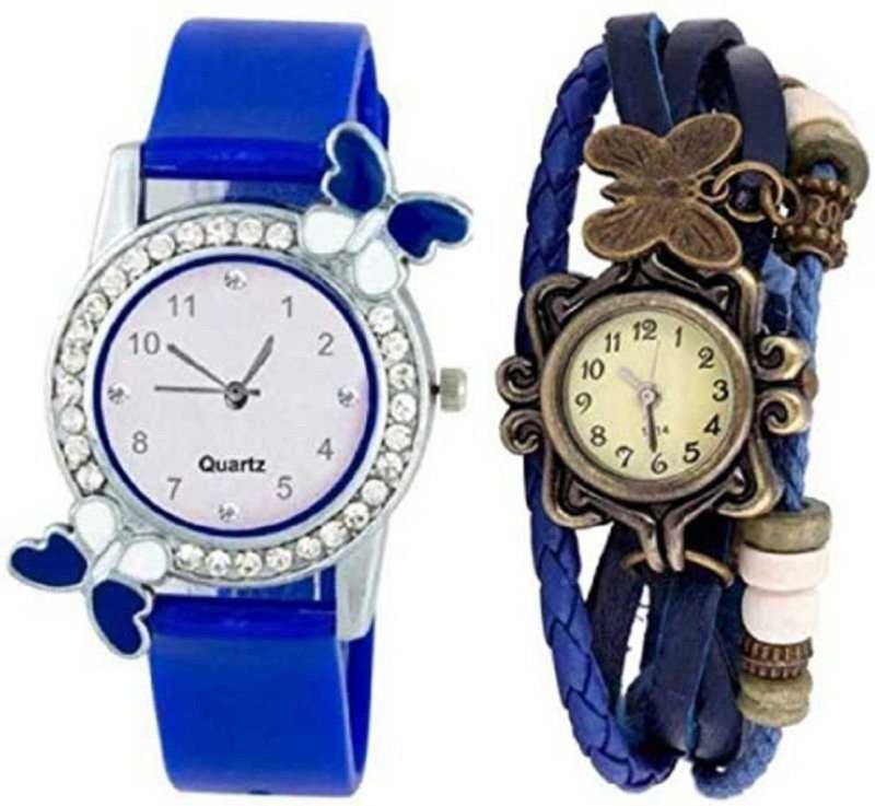 Analog Watch - For Girls Beautiful set of two colorful straps