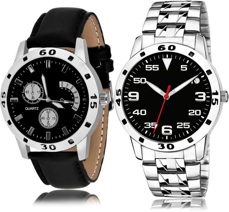 Analog Watch - For Men Best Style 2 Watch Combo For Boys And Men - B58-(75-S-19)