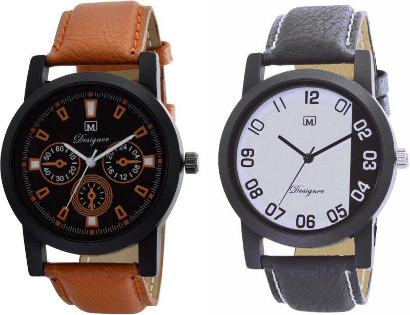 Analog Watch - For Men Pack of 2 Multicolor Dial Combo of Men's & Boy's Watch Omi-260