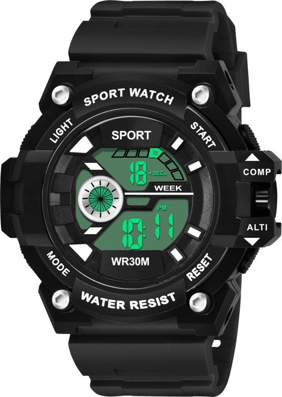 Black Color Digital Watch - For Men PM4151