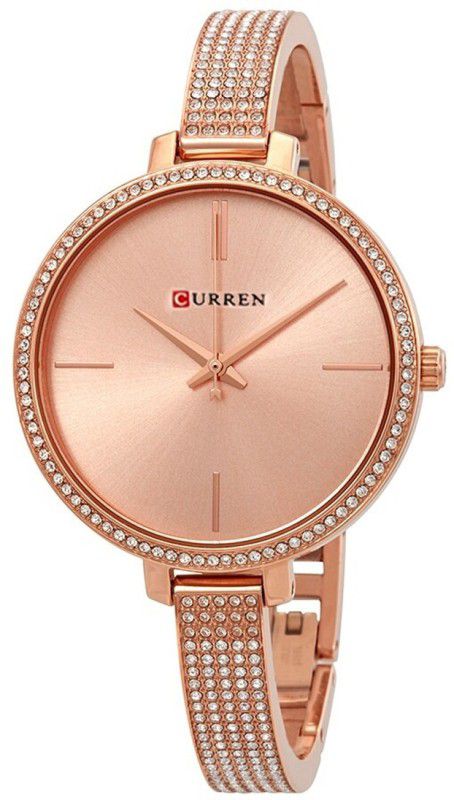 Analog Watch - For Women CR-1863- Rose Gold