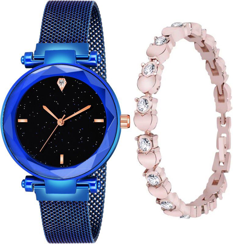 Analog Watch - For Girls Magnet watch with bracelet WN0379
