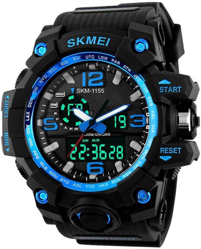 SKMEI 1155 Sport Watch For Men Analog-Digital Watch - For Men Multi-function Attractive Analog-digital Sport Men watch