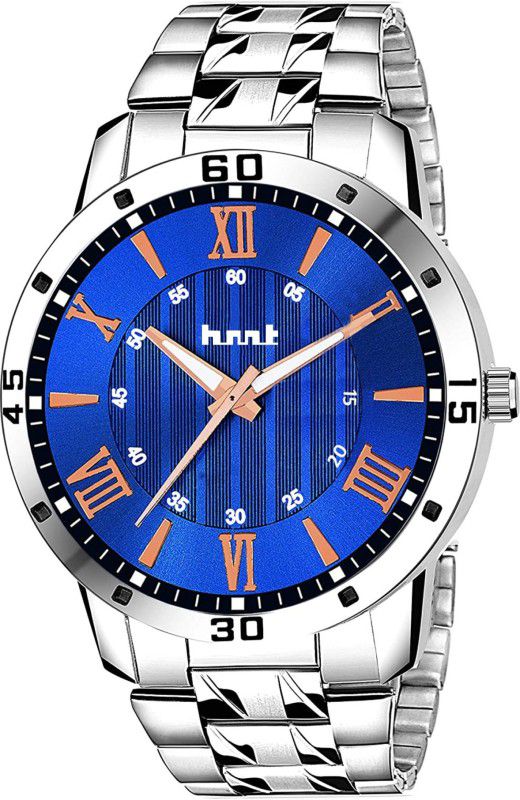 RB02-BLUE Latest Genuine Silver Plated 1-Year Warranty Analog Watch - For Men RB02-BLUE