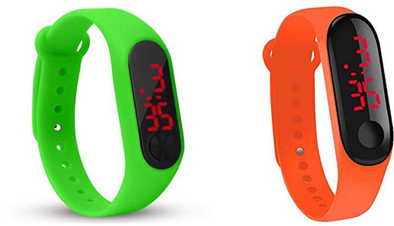 Premium Quality Digital Watch - For Boys New Digital M2-G&M1-OR watch for boys and girls special