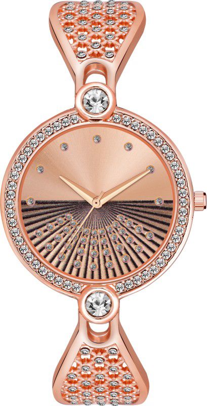 Analog Watch - For Girls New fashion watch with Metal stap and cool design