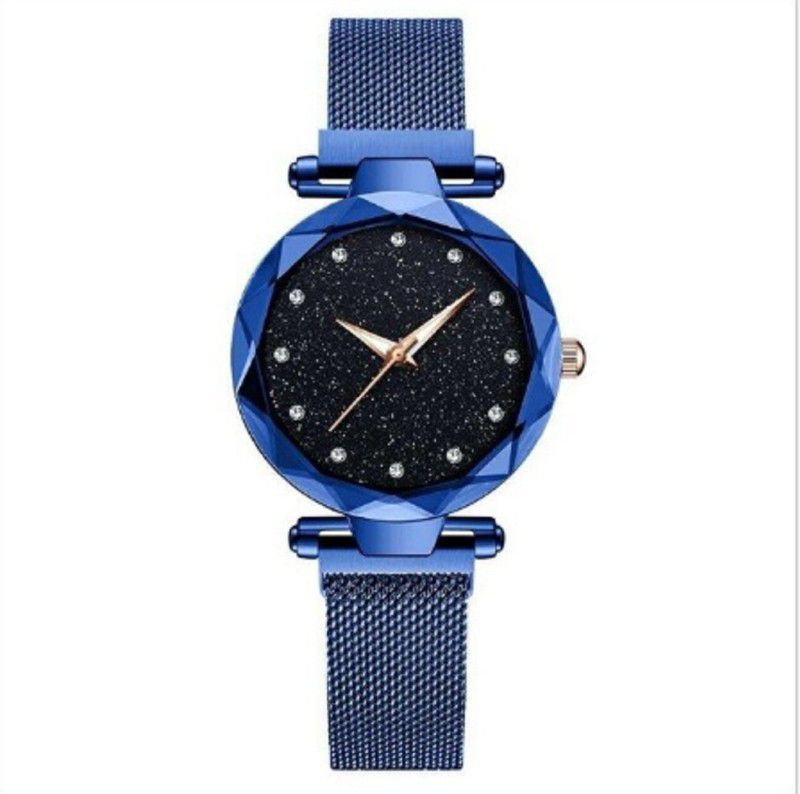 Analog Watch - For Girls BLUE MAGNET BELT DESIGNER WATCH NEW ARRIVAL FAST SELLING TRACK DESIGNER WATCH FOR PARTY_PROFESSIONAL_DIWALI_FESTIVAL SPECIAL WATCH FOR GIRLS_WOMEN
