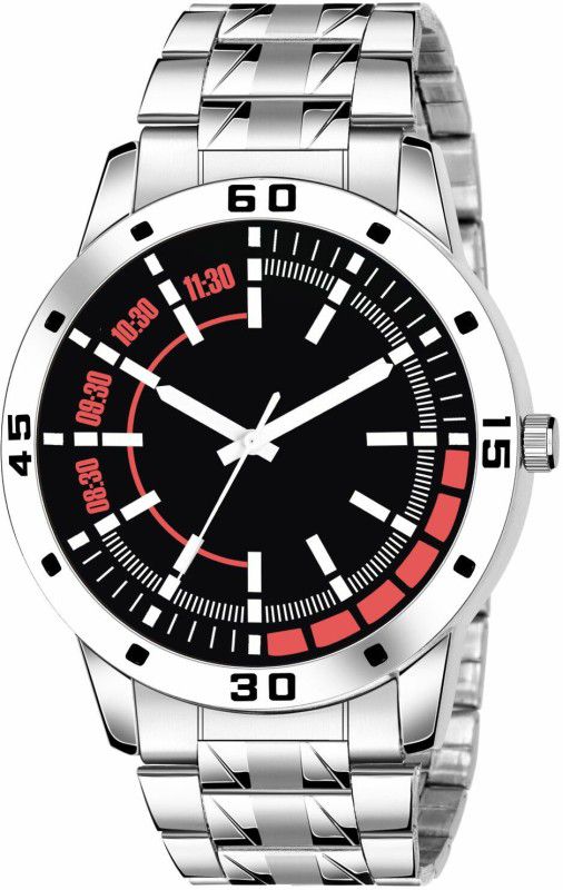 Analog Watch - For Boys 26 NEW STYLISH DIAL-SILVER STAINLESS STEEL STRAP WATCH FOR BOYS