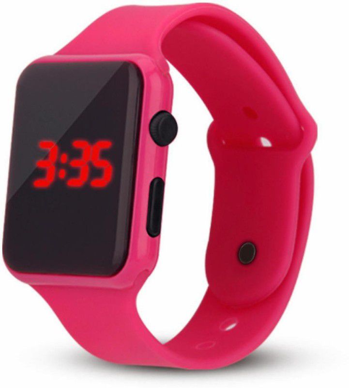 Stylish Professional Digital Watch - For Boys & Girls Digital LED Watch Series 4 M2 Pink