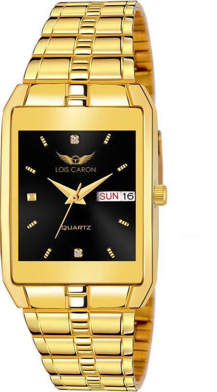 ORIGINAL GOLD PLATED DAY & DATE FUNCTIONING WATCH FOR BOYS Analog Watch - For Men LCS-8500