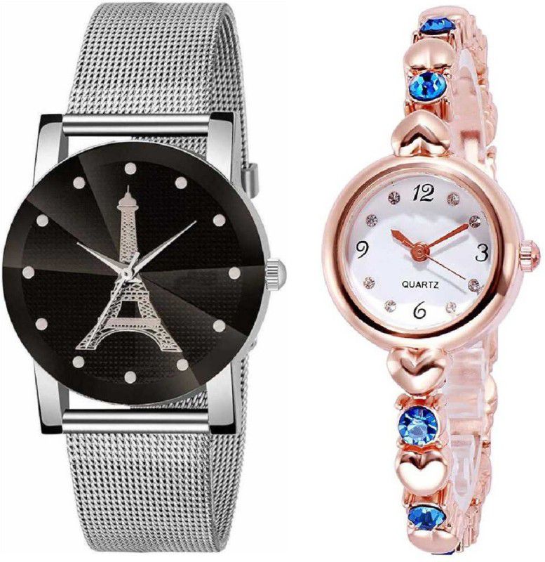 dr5 Analog Watch - For Girls NEW STYLESH WATCH IS A BEST PRODUCT PARIS WATCH/BLUE DIAMOND WATCH/BEST CHOICE FOR GIRLS