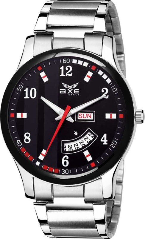 Analog Watch - For Men XDD-1007 Black Color Dial Day & Date Display
