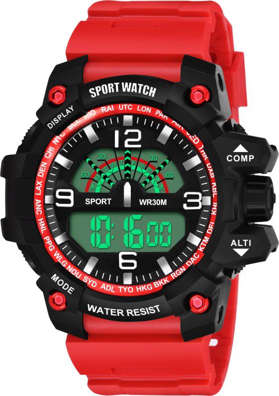 On Time Octus Stylish Digital Sports Day and Date Mens Digital Watch - For Boys