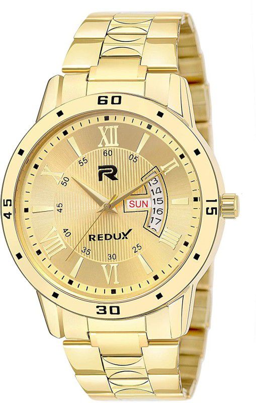 IPG Golden Dial Day & Date Analog Watch - For Men RWS0272S
