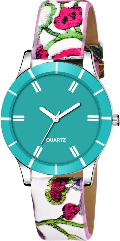 Analog Watch - For Girls NEW STYLISH MULTI COLOR DESIGNER STRAP WITH ROUND ANALOGUE DIAL WATCH LATHER STYLISH FAST SELLING TRACK DESIGNER GIRLS_WOMEN WATCH