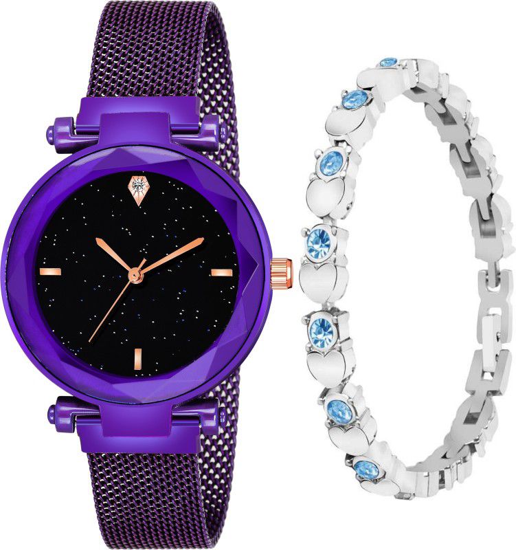 Analog Watch - For Girls Magnet watch with bracelet WN0378