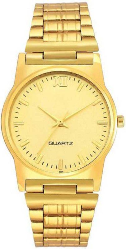 square model Analog Watch - For Boys new stylish gold watch round for Men Analog Watch