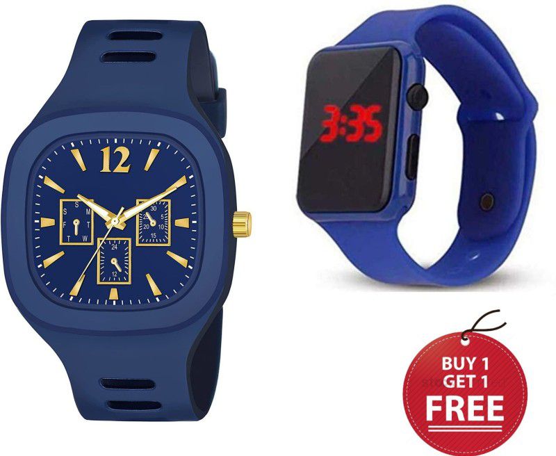 S8 Analog Watch - For Men & Women New Digital S8 Analog Watch & S4 LED Watch Free