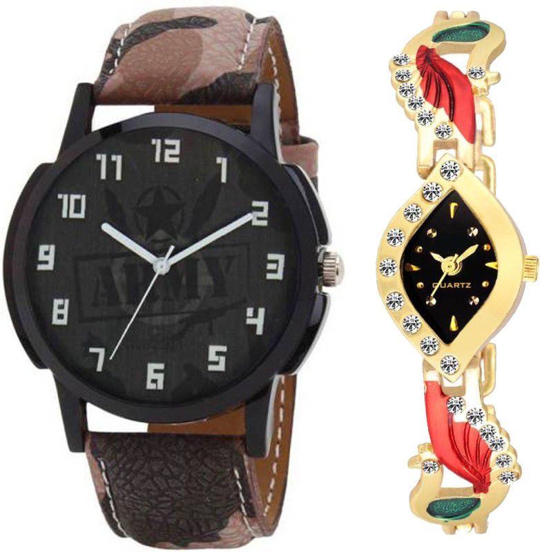 Analog Watch - For Men & Women OD-C2-033 New Arrival Stylish Combo Couple Watch For Boys & Girls