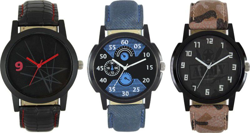 Analog Watch - For Men Men watch Combo of 3 With Lattest Collection Causual Look 0026