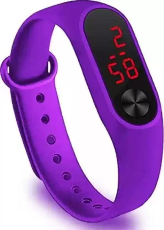 Capitalpoint Digital Silicone PU Strap Watch Digital Watch - For Boys & Girls MEN M2 LED Band Digital Watch