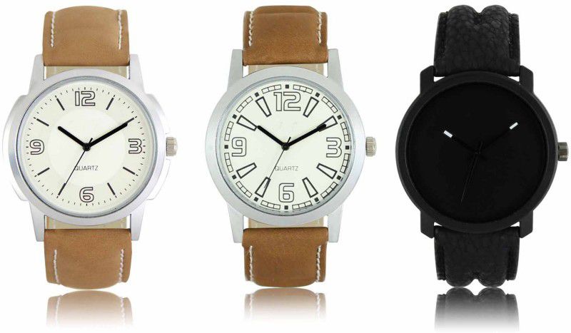 Analog Watch - For Men Stylish Look low Price Men Watch Combo With Designer Dial Lorem 015_016_021