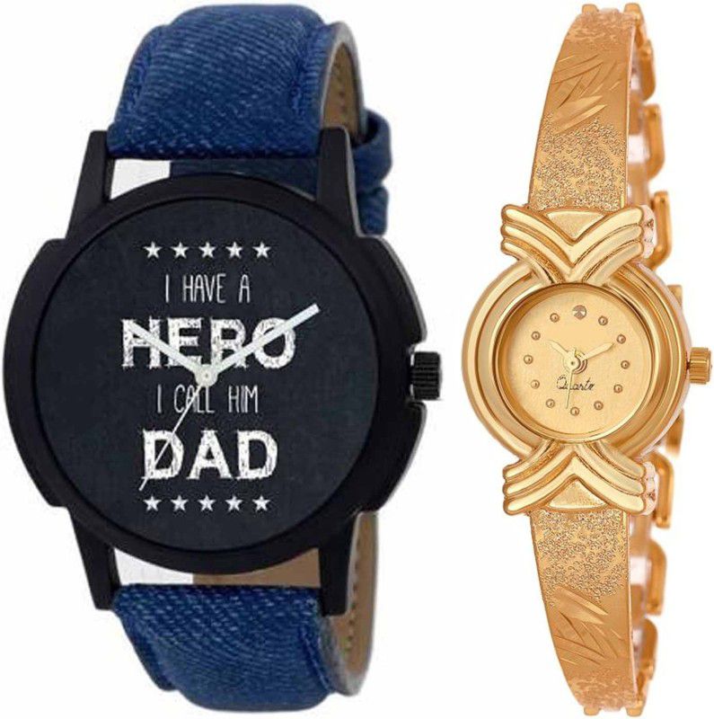 Analog Watch - For Men & Women Artist Designer Artistic Gifted Multicolor Strap Couple Combo Watch For Boys & Girls PCX-063