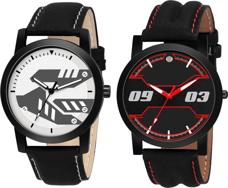 Analog Watch - For Boys & Girls OD-51-55 Combo Multicolor Designer Pack Of 2 watches