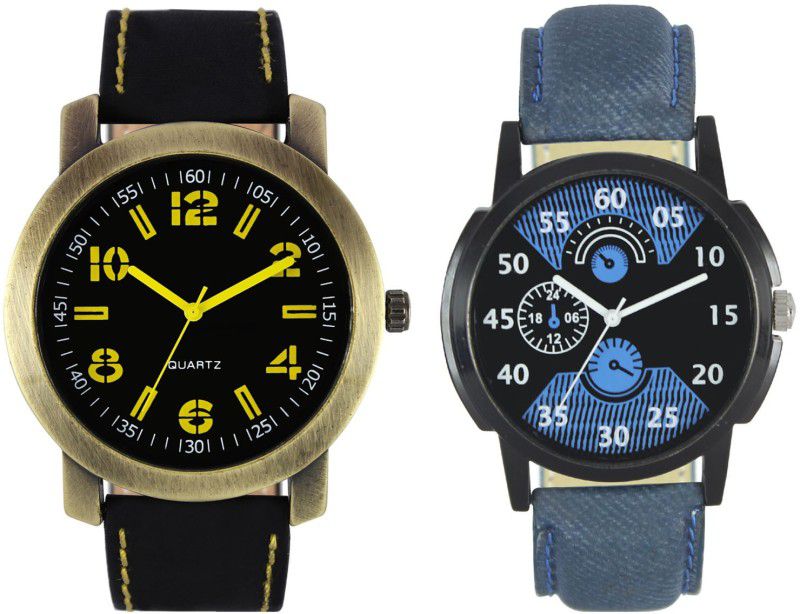 Analog Watch - For Men SR Multi Colour Dial-33 Boy'S And Men'S Watch Combo Of 2 Exclusive