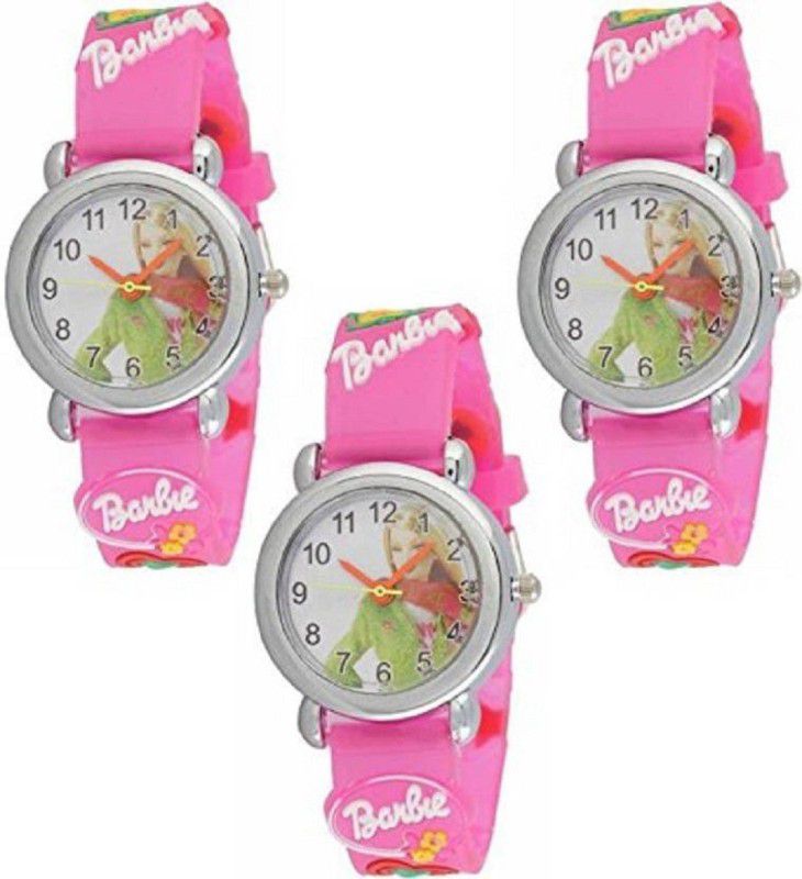 Analog Watch - For Girls NEW GENERATION AND NEW MODEL KIDS WATCHES FOR GIRLS PACK OF 3 WATCH