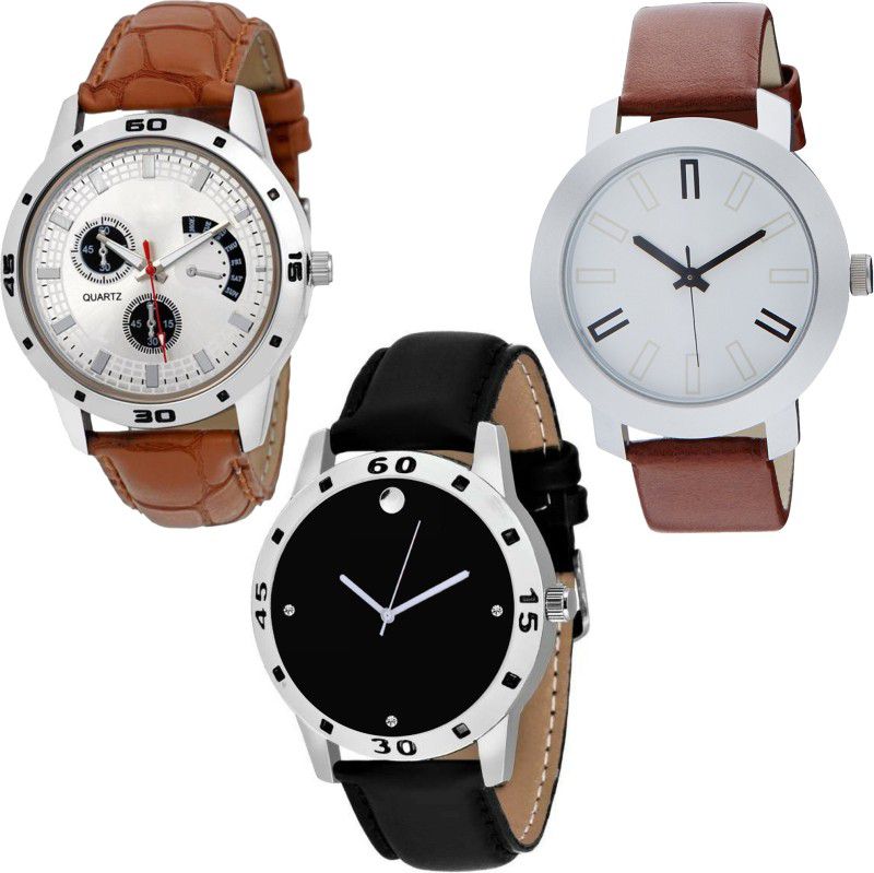 Hybrid Smartwatch Watch - For Men Men in Style Combo Of S2-03-04-09 Three Awesome Analogue