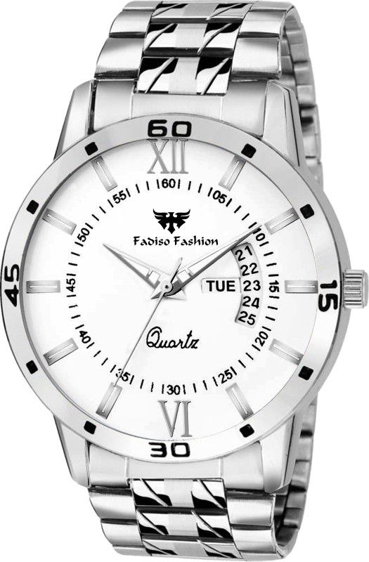 Day & Date Functoning Analog Watch - For Men FF12570-WH WHITE