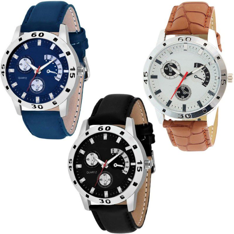Hybrid Smartwatch Watch - For Men Men in Style Combo Of S2-05-07-11 Three Awesome Analogue