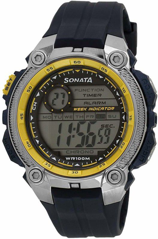 Sonata Fibre Digital Watch - For Men NF7993PP01