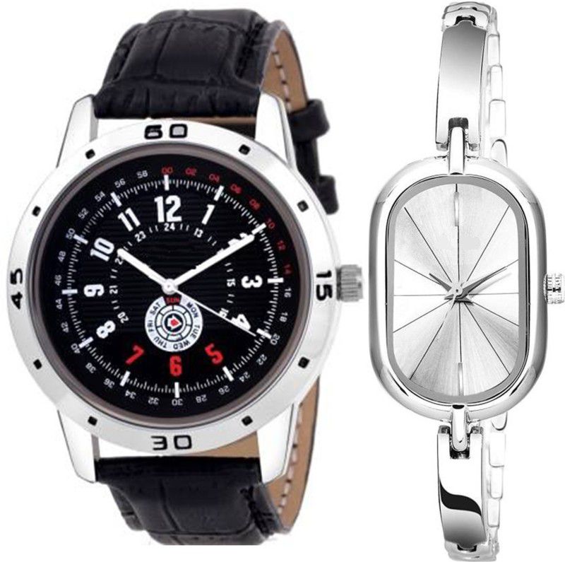 Analog Watch - For Men & Women Combo pack Two Stylish Designer Multicolour Dial Bracelet Watch For Boys & Girls PPC-107