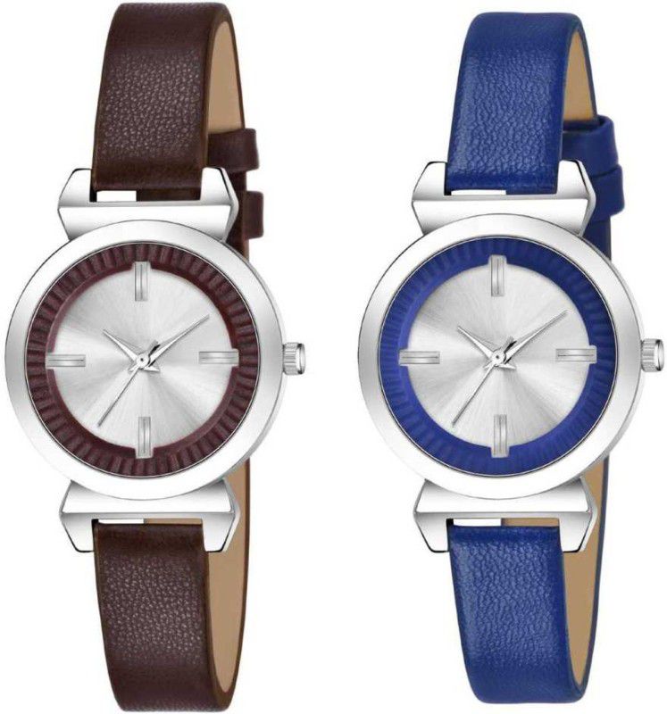 NEW ATTREACTIVE COLOR SILVER DIAL COMBO PACK WOMEN WATCH Analog Watch - For Girls BFW-553