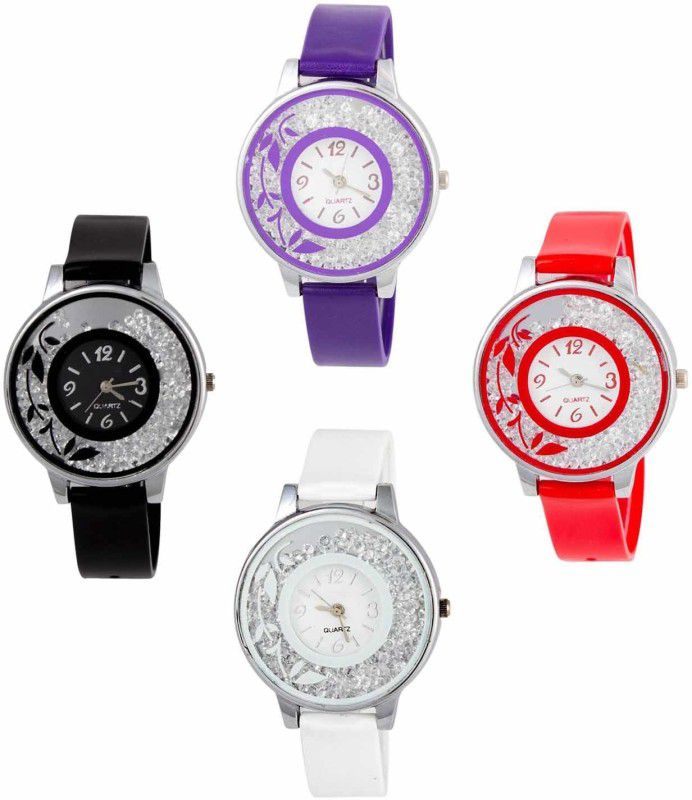 Analog Watch - For Girls New Stylish Moveble Diamond Combo Watch For Girls & Women OD-189-44
