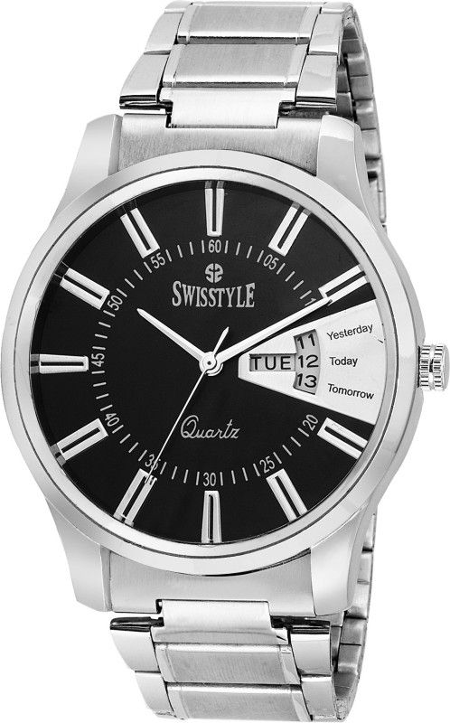 Dazzle Analog Watch - For Men SS-GR8616-BLK-CH