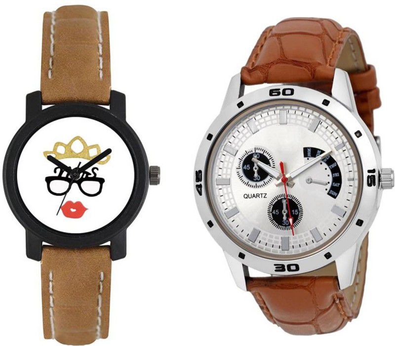 Analog Watch - For Couple Different Style latest Combo Watch For Men & Women and Boys & Girls OD-C4-MS
