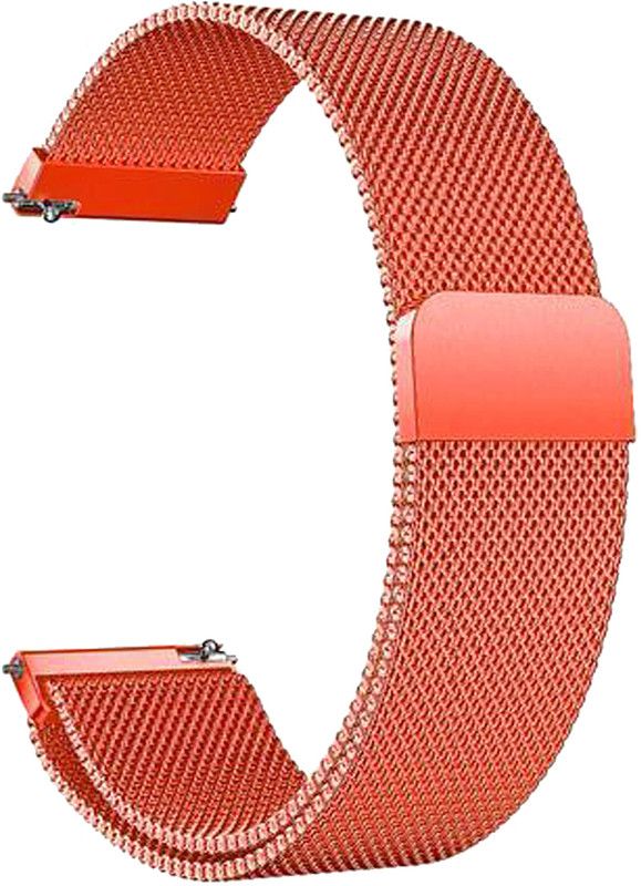 ACM Watch Strap Magnetic for Noise Colorfit Nav Smartwatch Belt Orange Smart Watch Strap  (Orange)