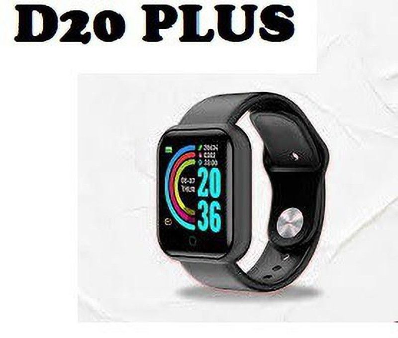Y2H Enterprises A198_D20 MAX HEART RATE SMART WATCH BLACK ONLY (PACK OF 1) MAX Smartwatch  (Black Strap, free)