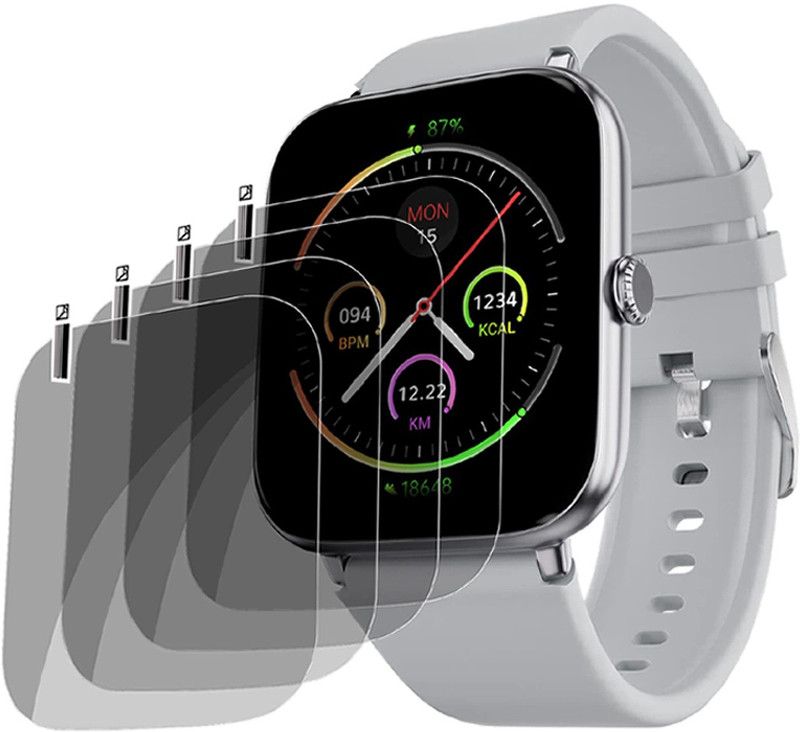 slwax Screen Guard for Fire-Boltt Dynamite SMARTWATCH  (Pack of 4)