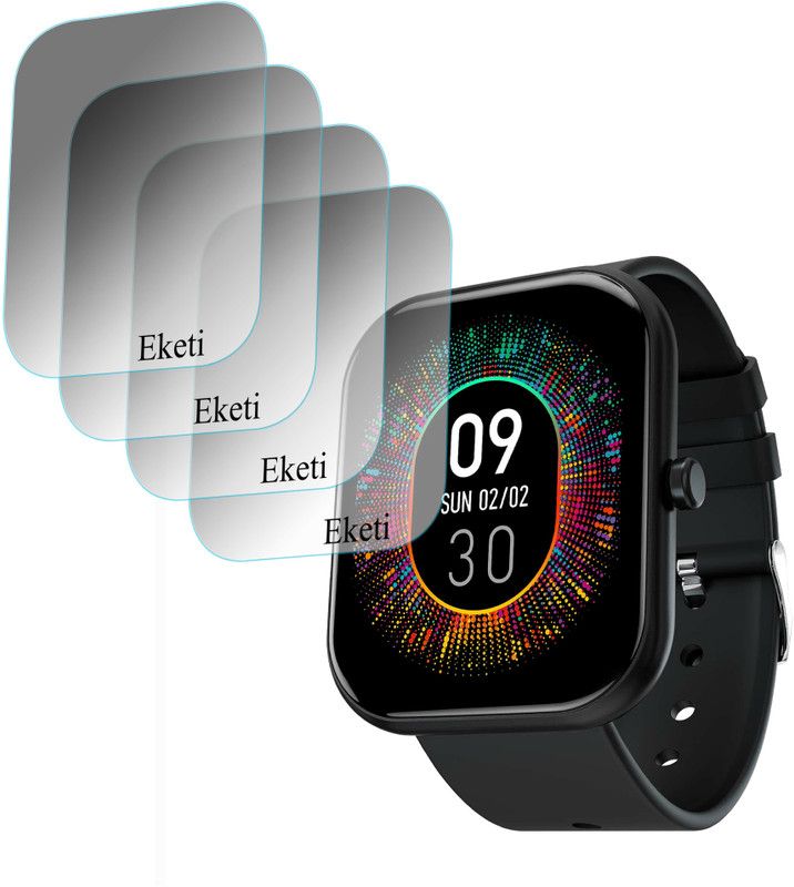 Eketi Screen Guard for Fire-Boltt Dazzle Plus Smartwatch  (Pack of 4)