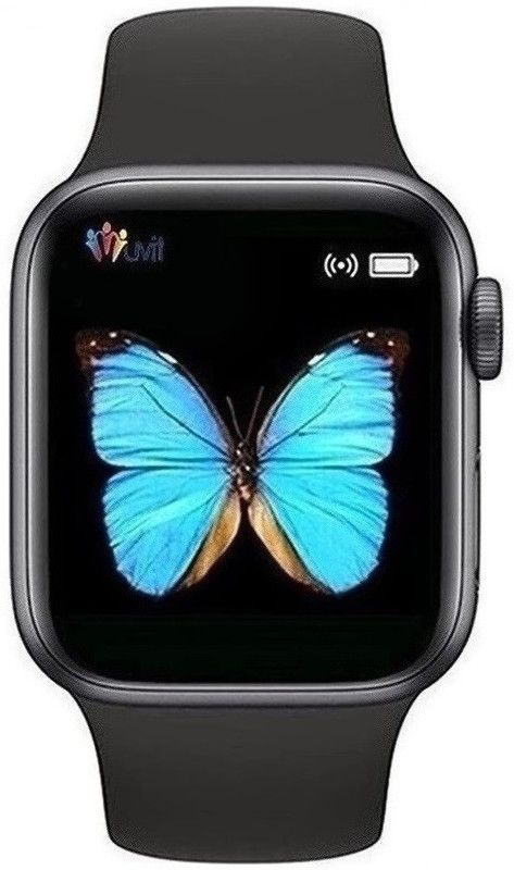 eHIKPLUS T500 Upgrade Series 6 Smartwatch  (Black Strap, Free Size)