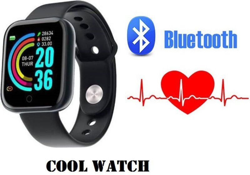 Bygaura A151_D20 ADVANCE BLUETOOTH SMART WATCH BLACK ONLY (PACK OF 1) ADVANCE Smartwatch  (Black Strap, free)