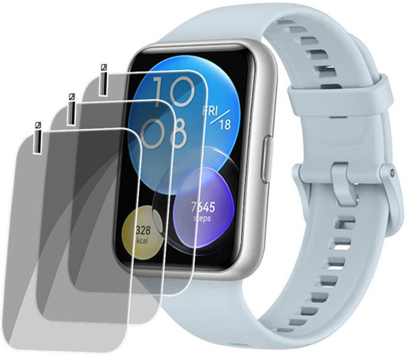 slwax Screen Guard for huawei watch fit 2 Smartwatch  (Pack of 3)