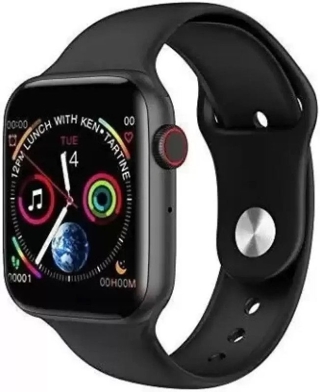 P U COLLECTION T55 Smart Watch Series 7 For Men &amp; Women Smartwatch  (Black Strap, Free Size)