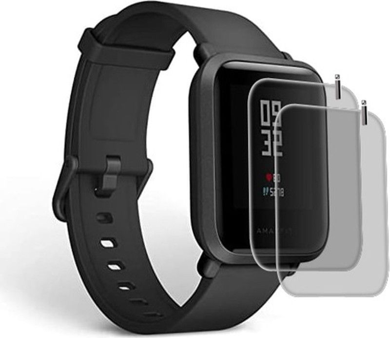 slwax Screen Guard for Amazfit Pop Pro Smartwatch  (Pack of 2)