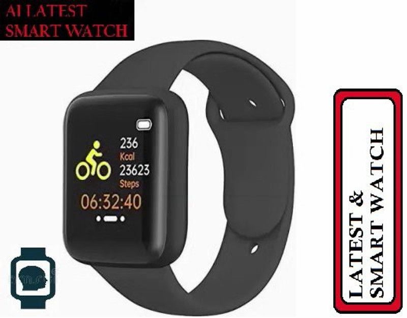 Bashaam OP2448_D20 ADVANCE MULTI FACES BLUETOOTH SMART WATCH BLACK(PACK OF 1) Smartwatch  (Black Strap, free)